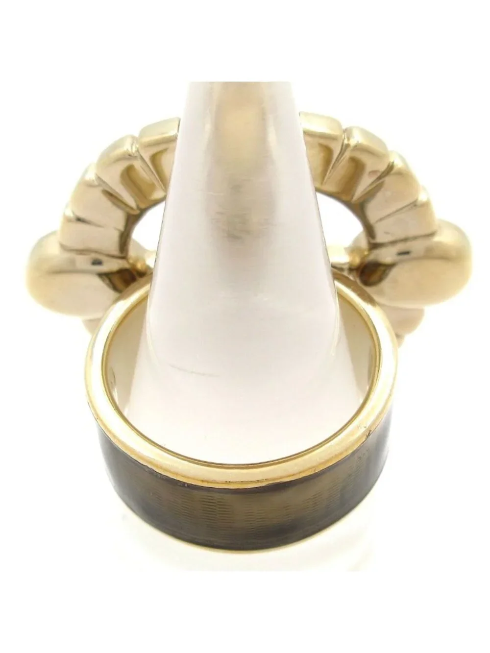 Chanel Ring Blanc Clear Brown